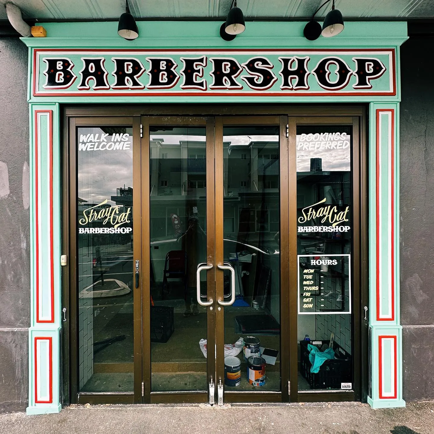 Straycat Barbershop shopfront